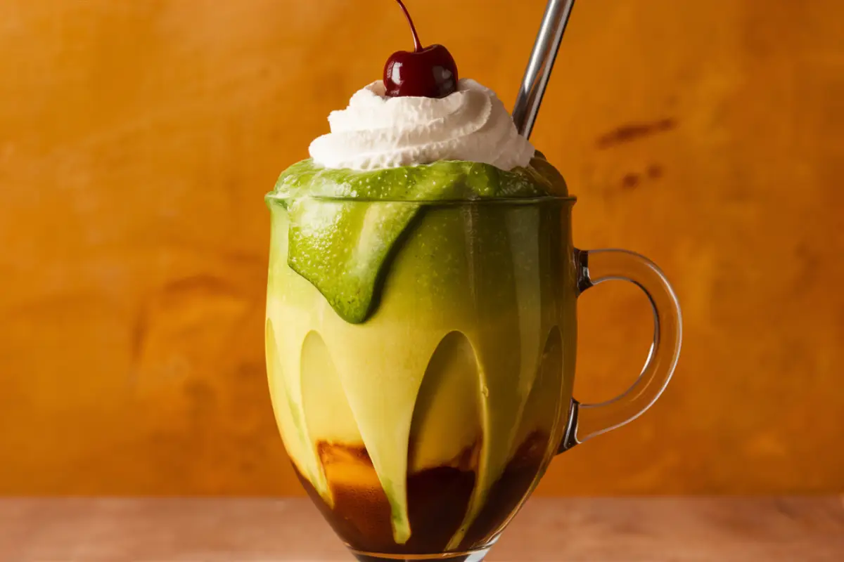 Creamy Avocado Coffee Float Recipe