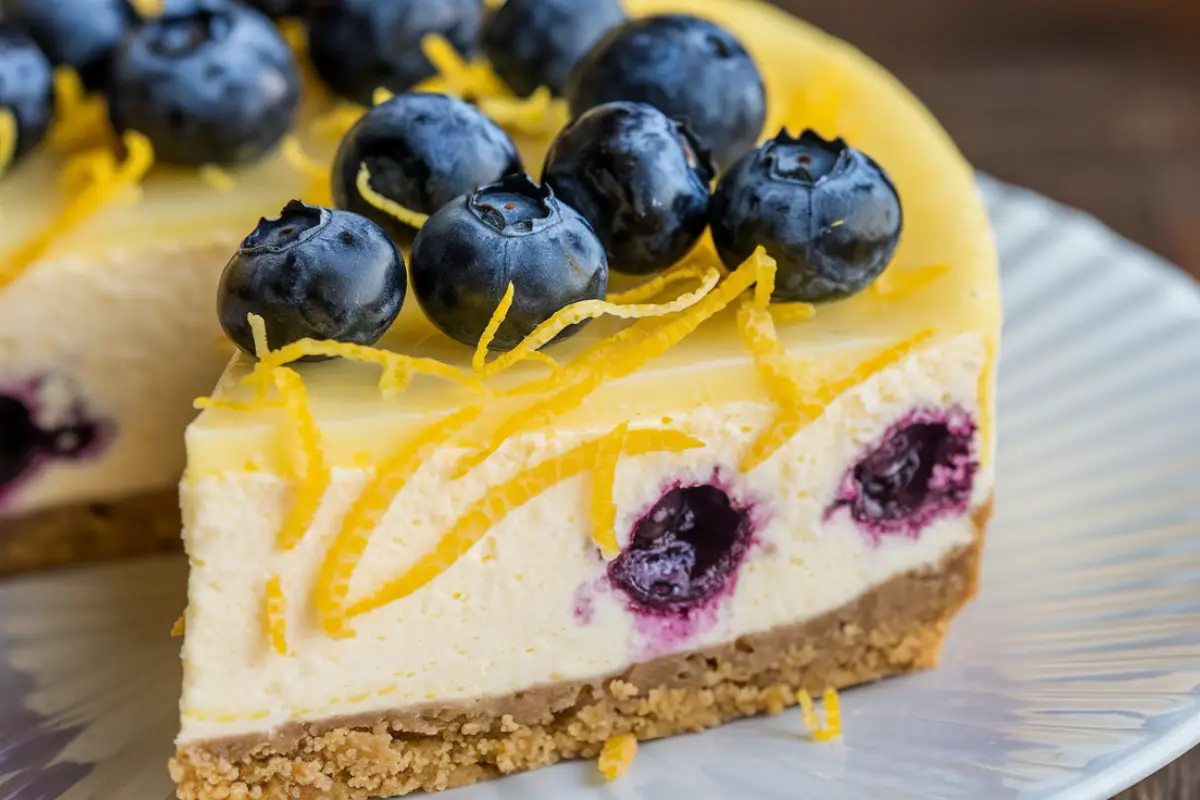 Lemon Blueberry Cheesecake 2