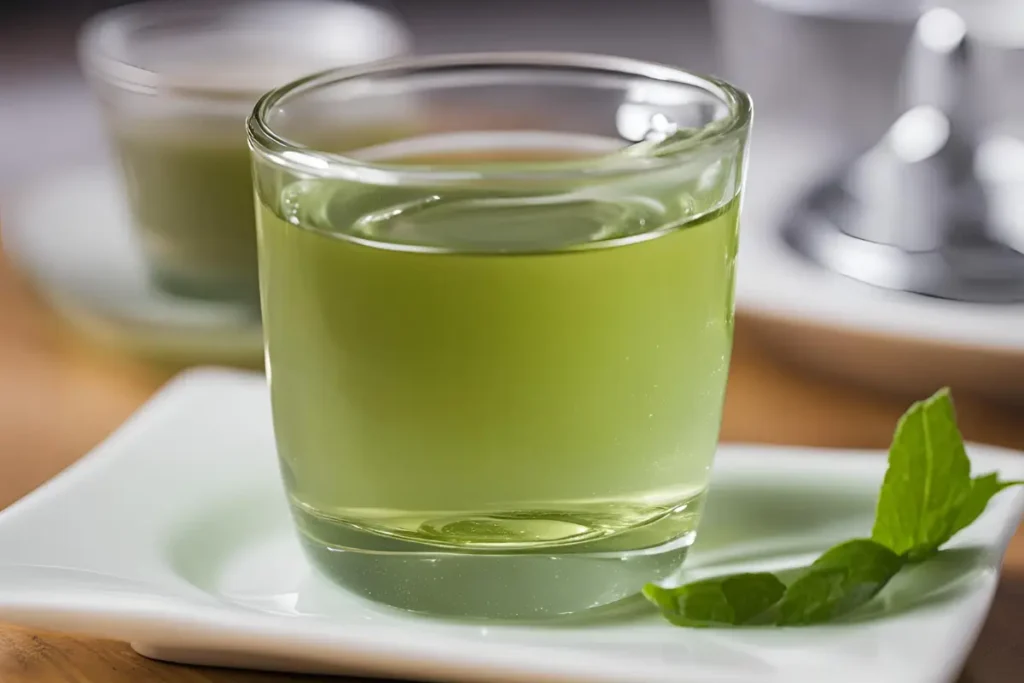 What are the ingredients in a green tea shot? 2