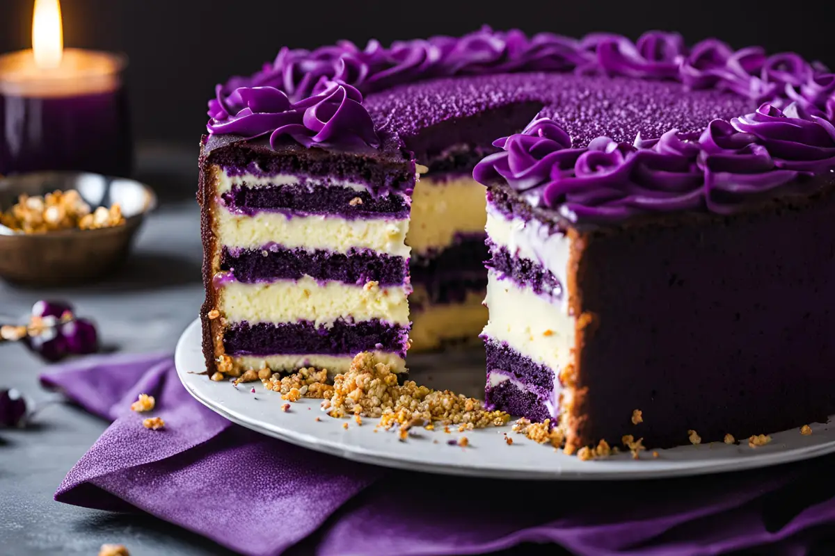 purple velvet cake