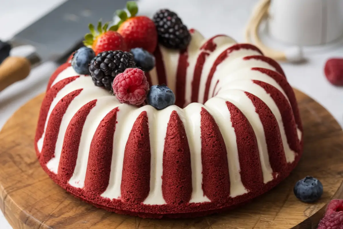 red velvet bundt cake