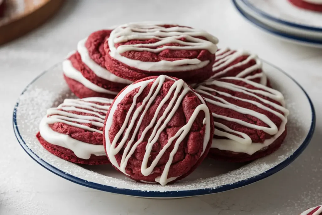 red velvet cake mix cookies