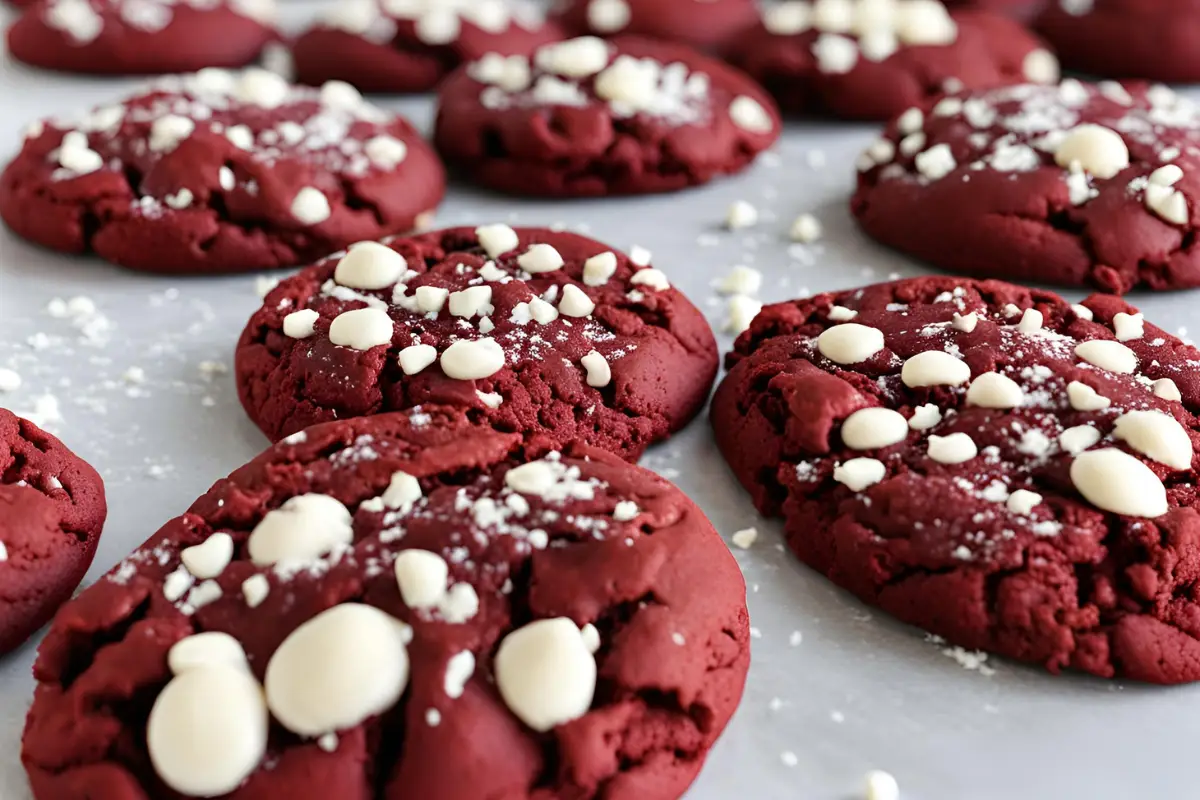 red velvet cake mix cookies 3