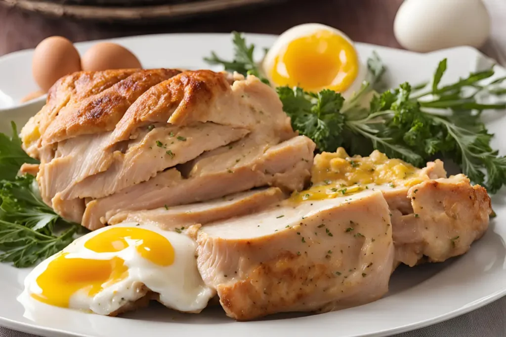 turkey and eggs
