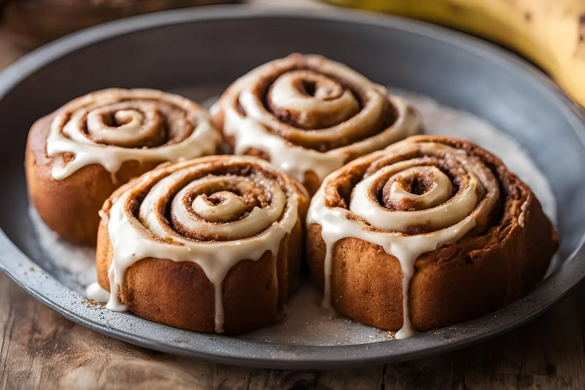 Banana Bread Cinnamon Rolls