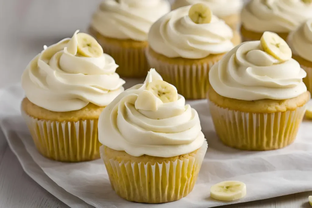 Banana Cream Cupcakes