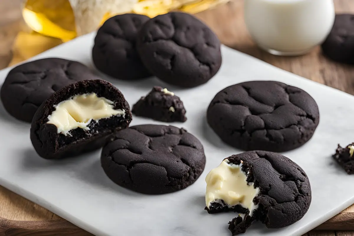Black Velvet Cheesecake Cookies