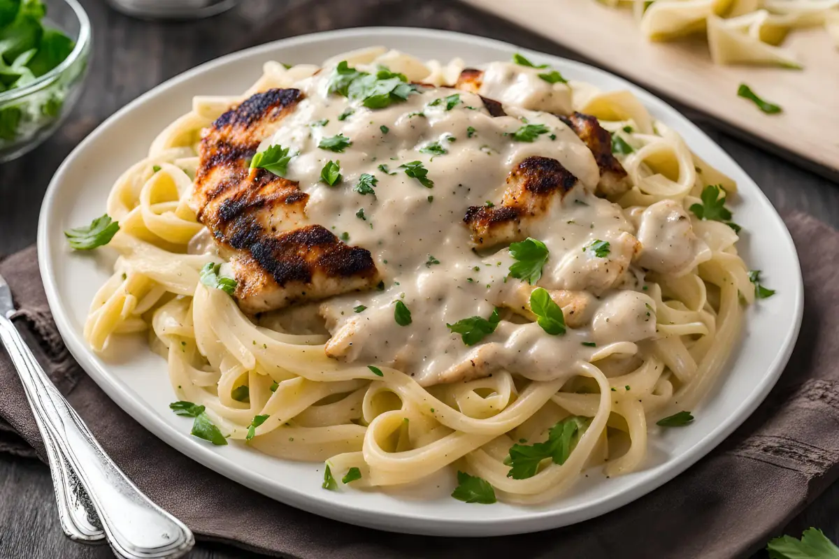 Blackened Chicken Alfredo