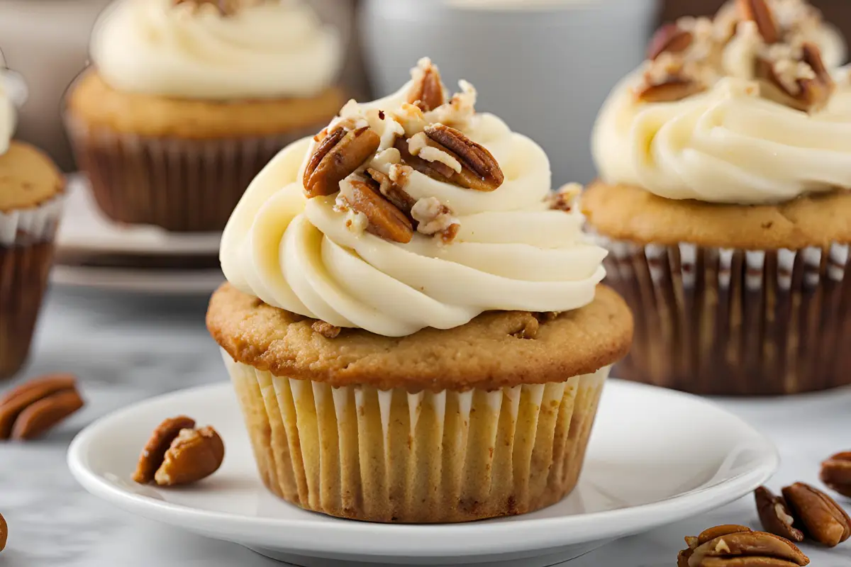 Butter Pecan Cupcakes