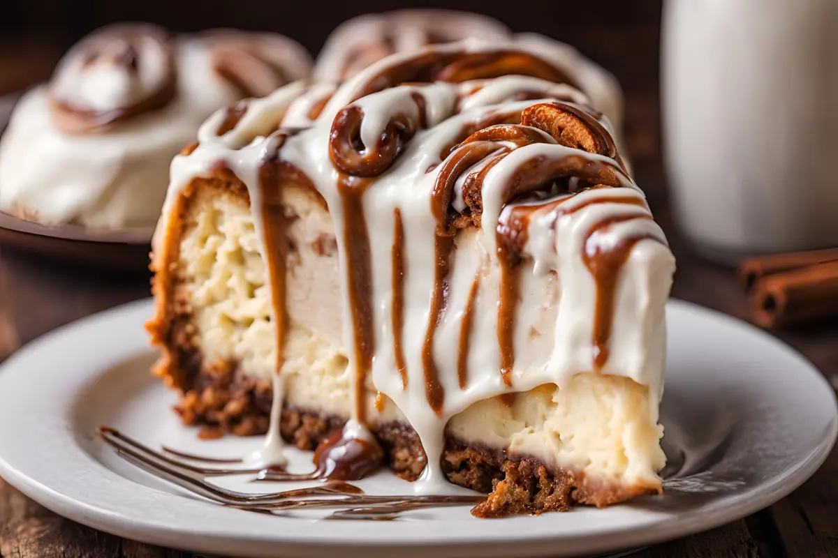 Cinnamon Roll Cheesecake