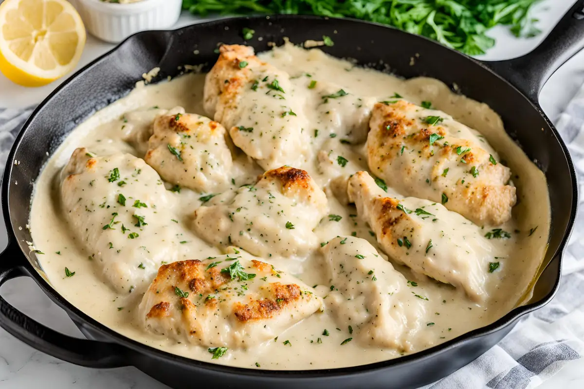 Creamy Garlic Butter Parmesan Chicken