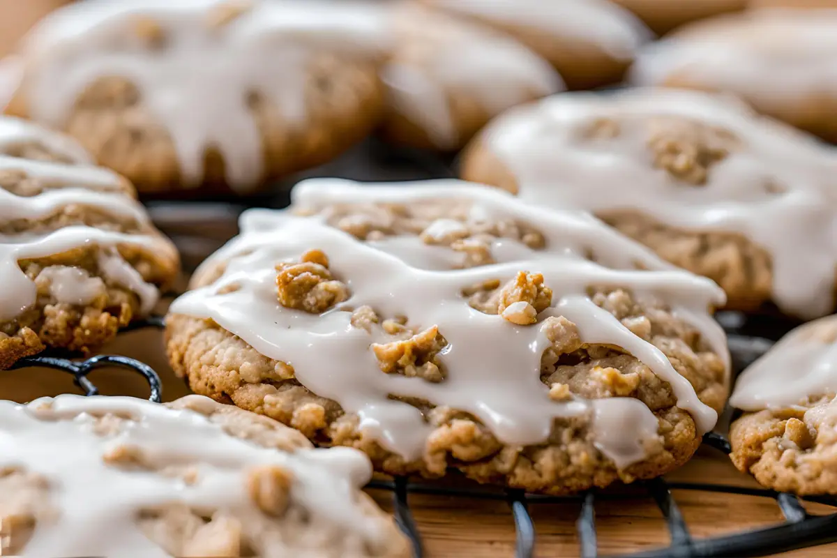 Iced Oatmeal Cookies