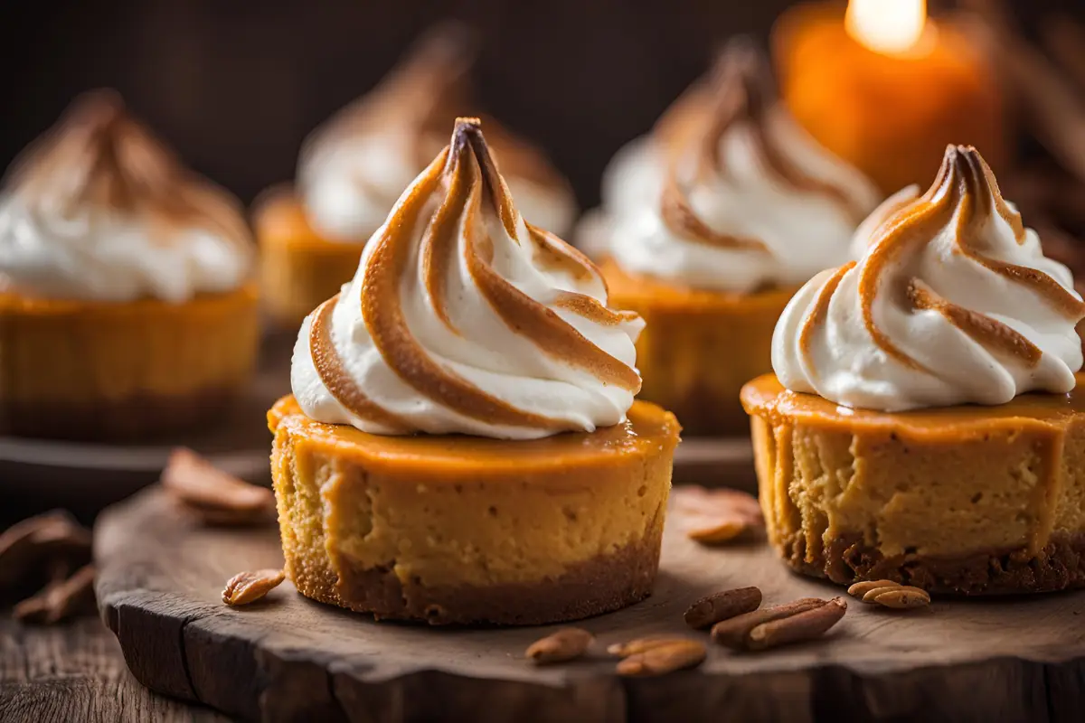 Mini Pumpkin Cheesecakes 2