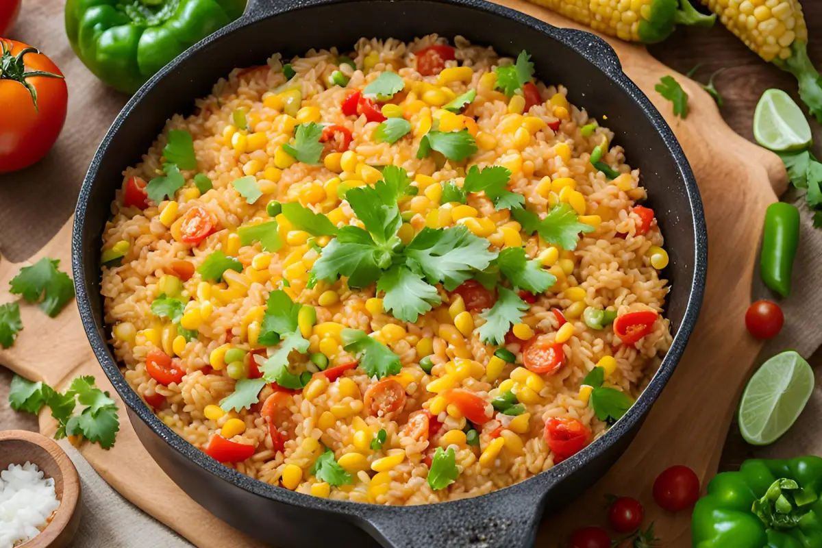 One Pot Mexican Rice Casserole