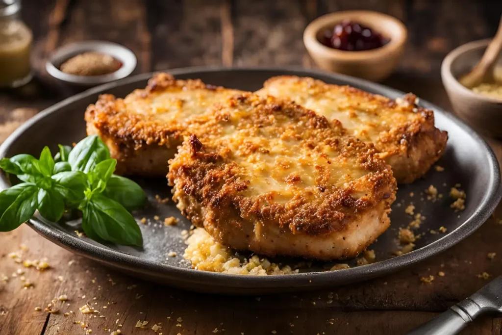 Parmesan Baked Pork Chops