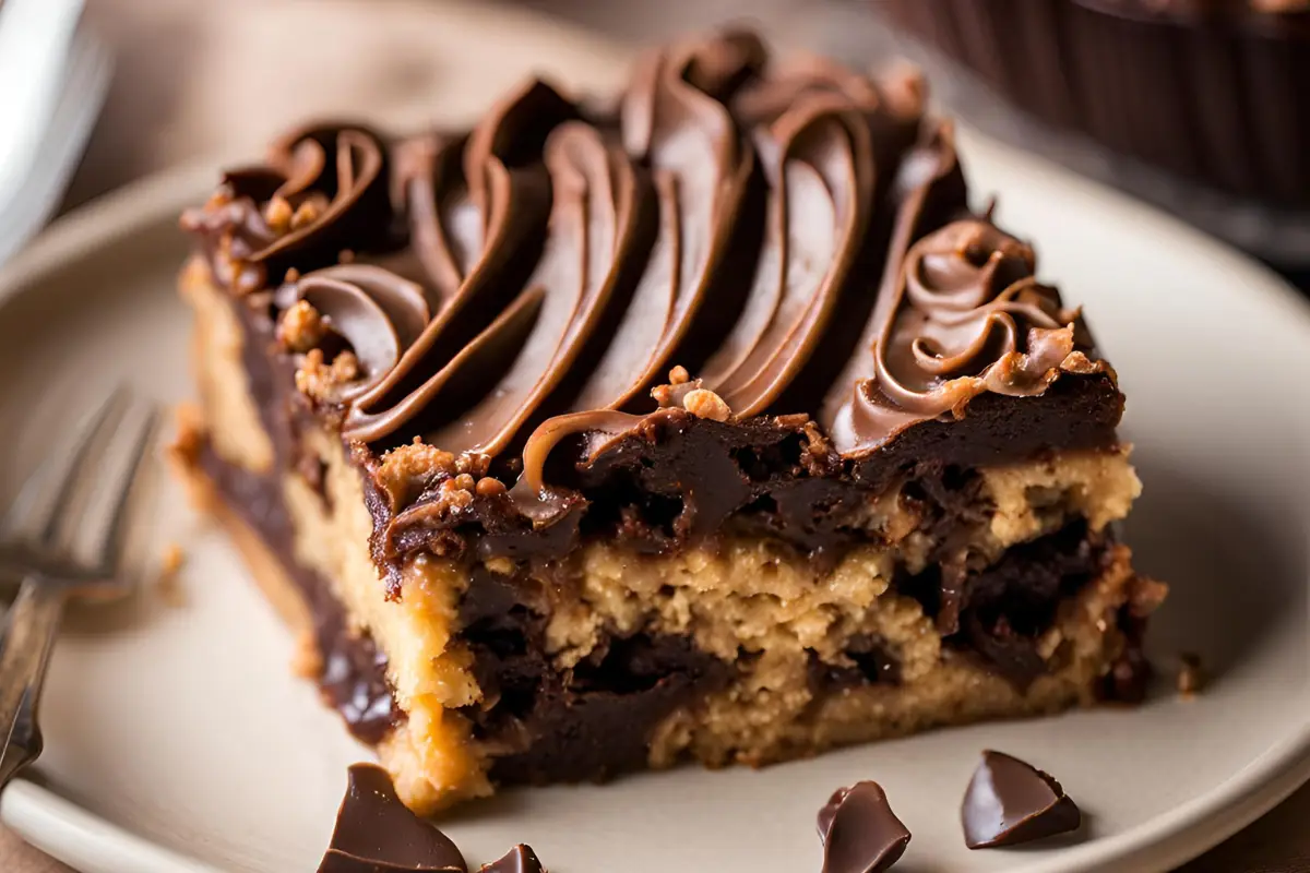 Peanut Butter Cup Dump Cake