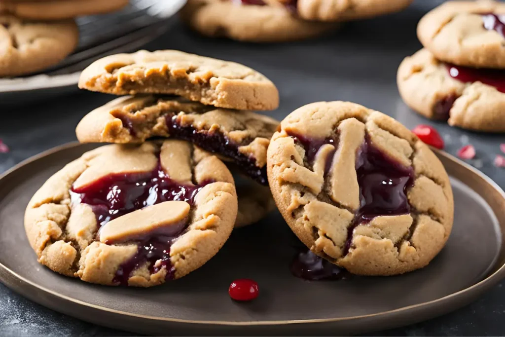 Peanut Butter and Jelly Cookies