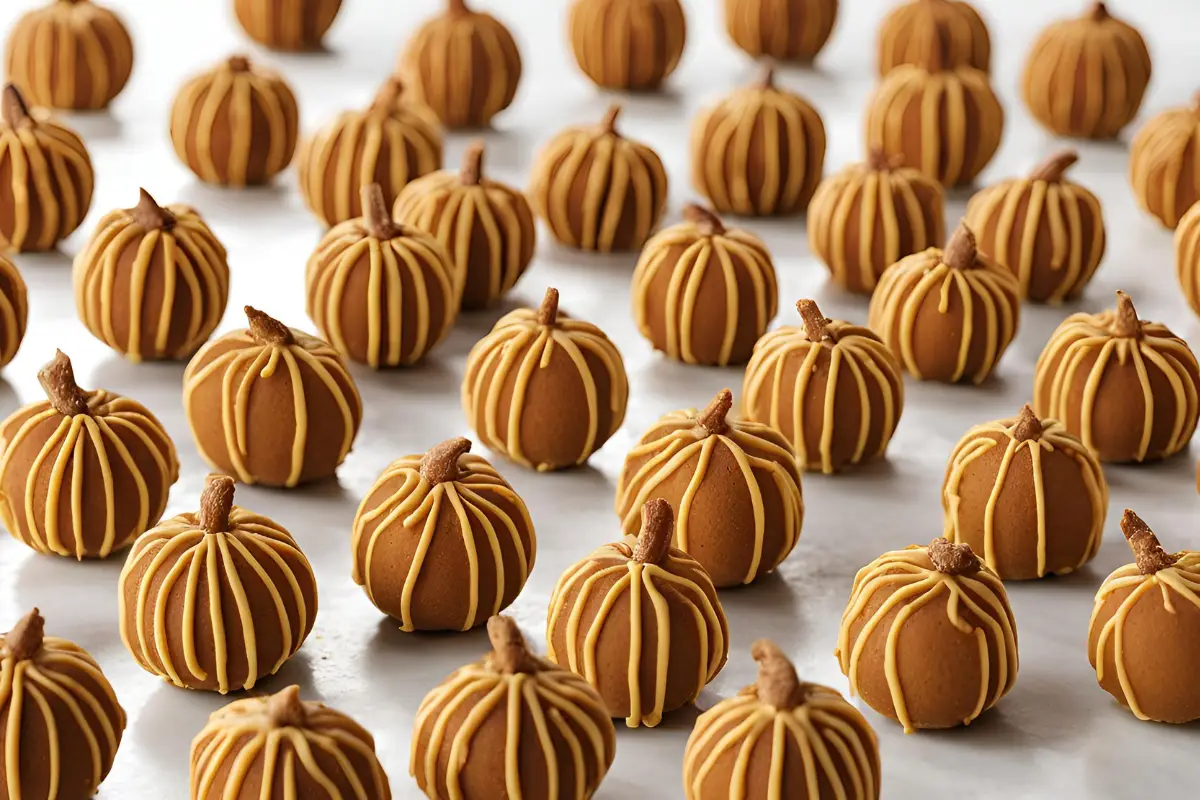 Pumpkin Cheesecake Truffles