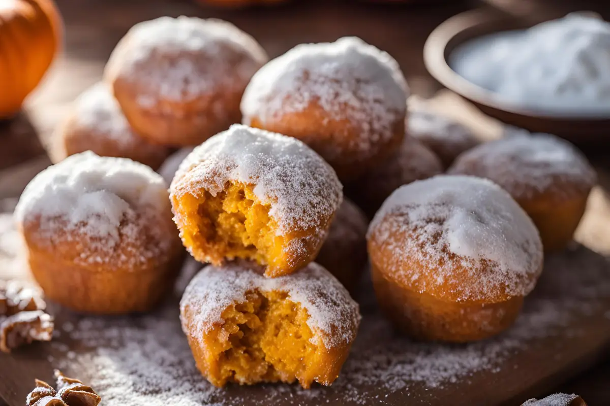 Pumpkin Donut Holes