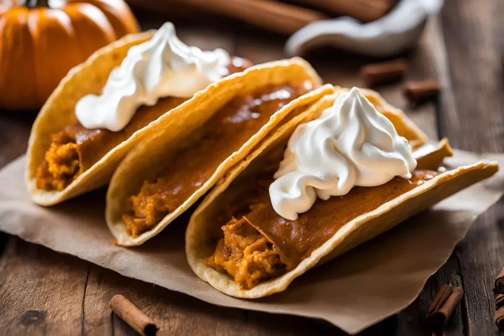 Pumpkin Pie Tacos