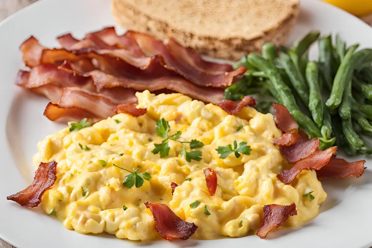 Scrambled Eggs and Bacon