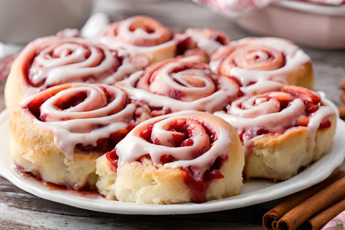 Strawberry Cinnamon Rolls Recipe