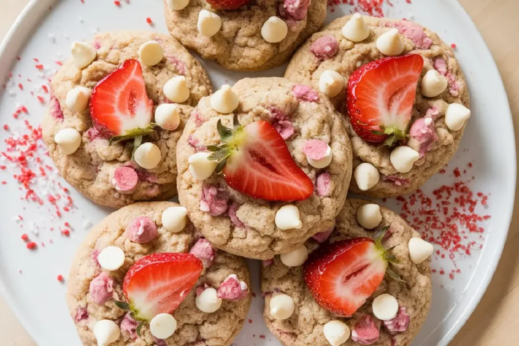 Strawberry Crunch Cookies