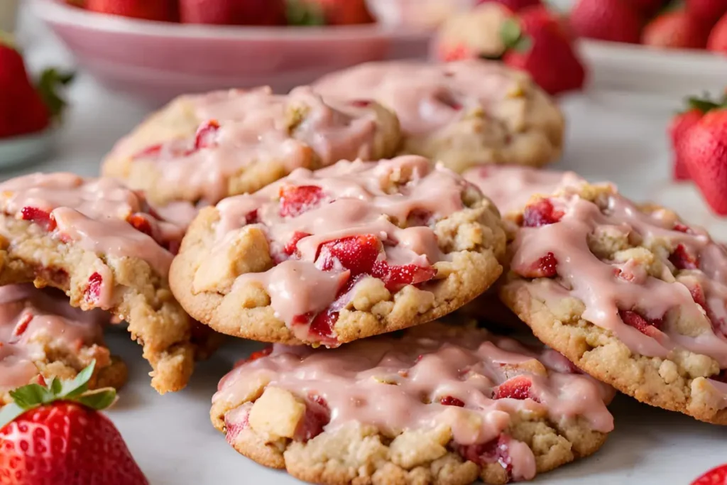 Strawberry Crunch Cookies 2