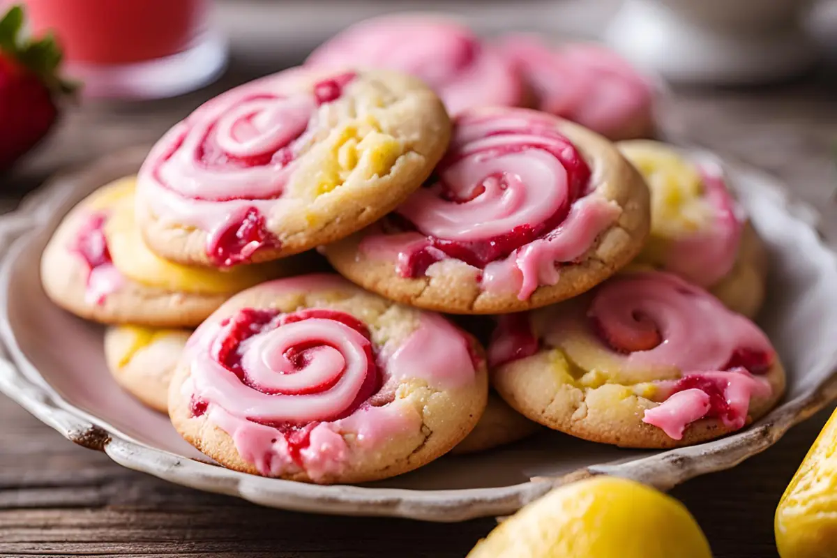 Strawberry Lemonade Cookies