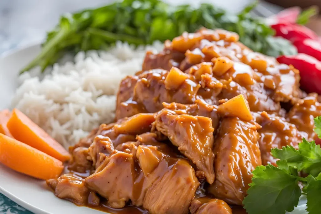 Sweet Hawaiian Crockpot Chicken 2