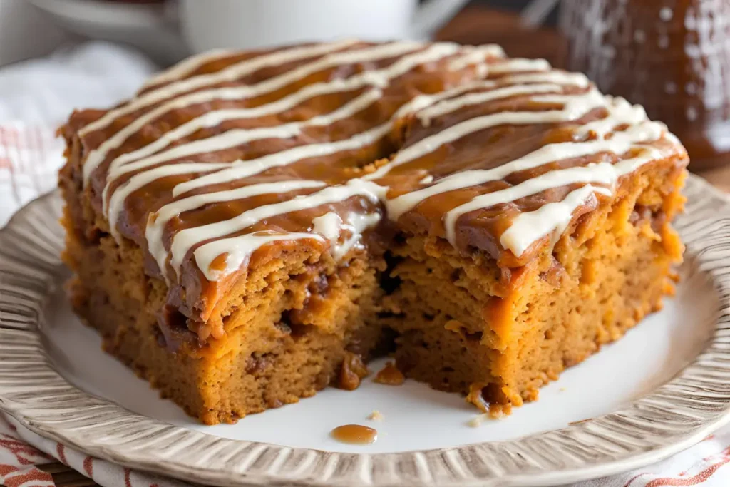 Sweet Potato Honey Bun Cake