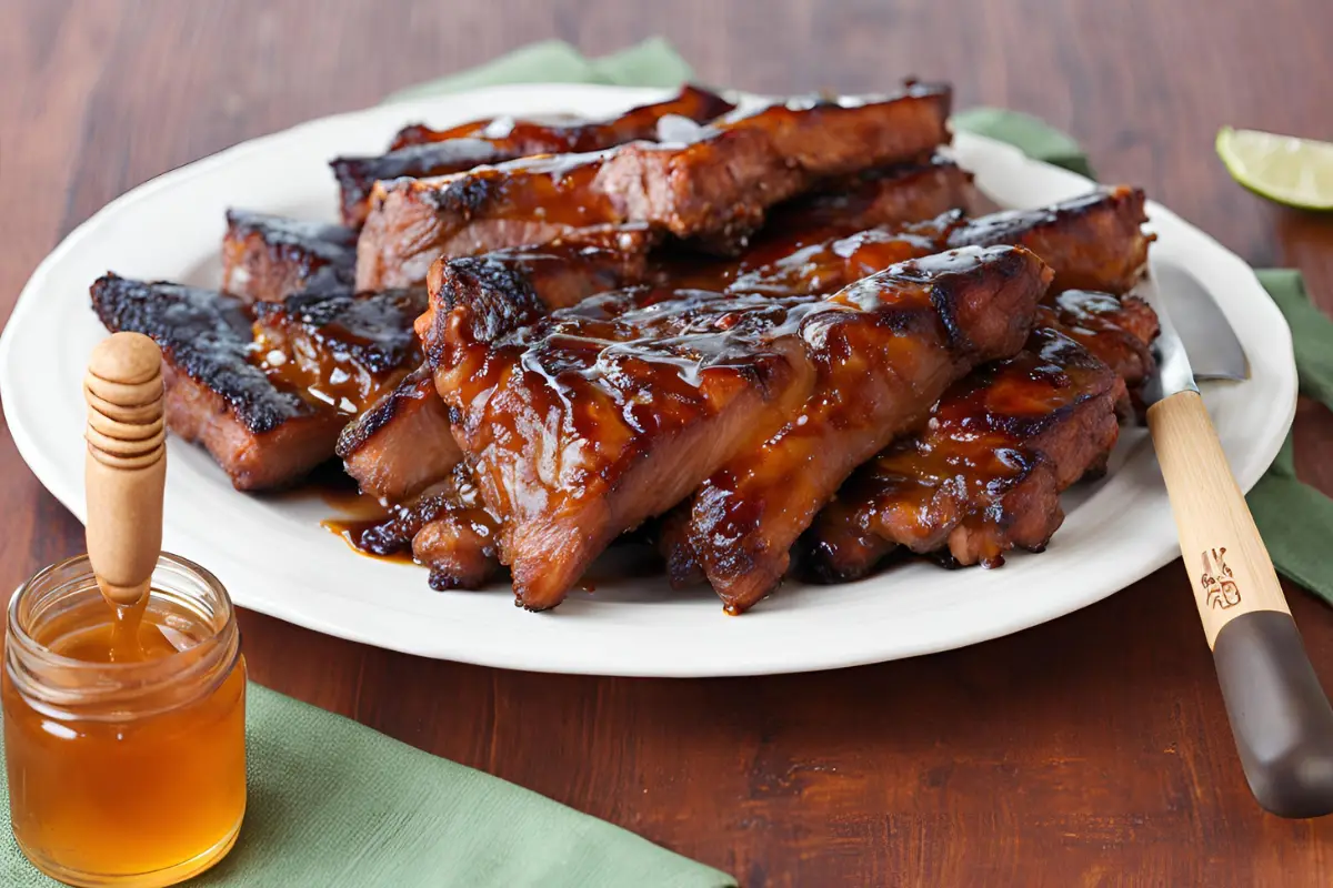 What does honey bourbon barbecue taste like?