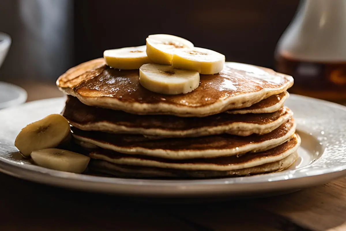 Banana Oat Pancakes