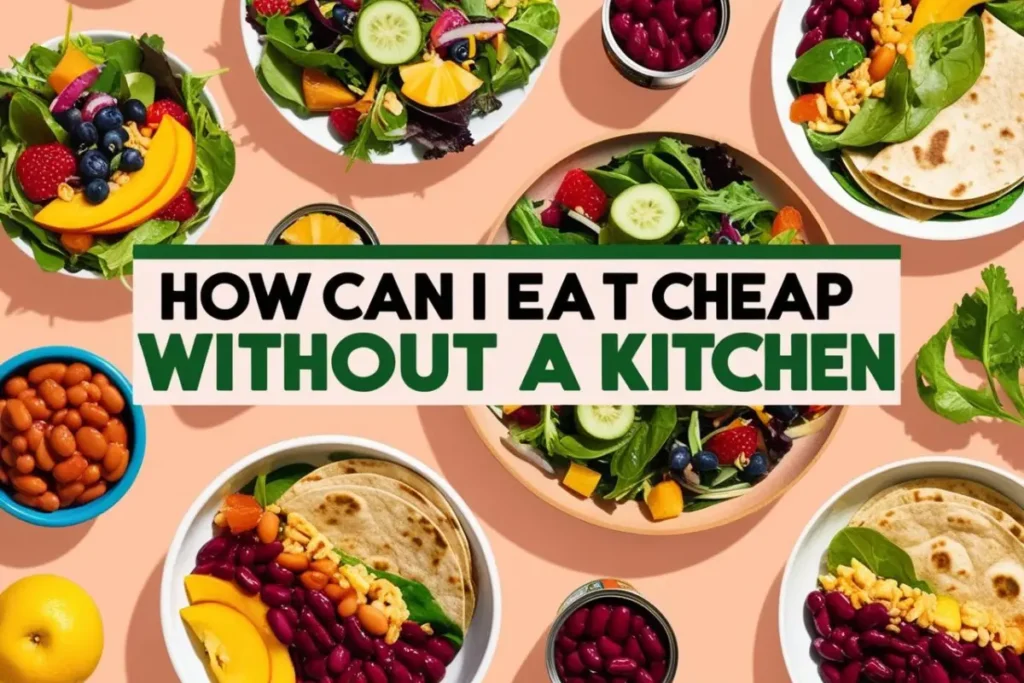 How can I eat cheap without a kitchen